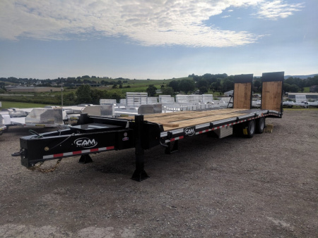 New 2026 CAM SUPERLINE 24+ 7.5  BEAST  Deckover 20 TON trailer w/ 40x80 APR RAMPS