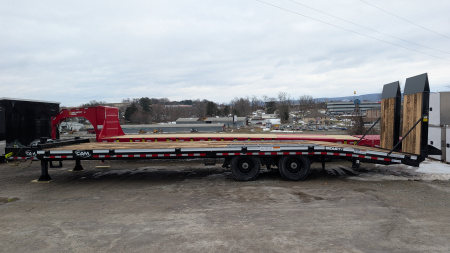 New 2026 CAM SUPERLINE 24+ 7.5 "BEAST" Deckover 20 TON trailer w/ 40x80 APR RAMPS