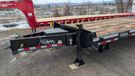New 2026 CAM SUPERLINE 24+ 7.5 "BEAST" Deckover 20 TON trailer w/ 40x80 APR RAMPS