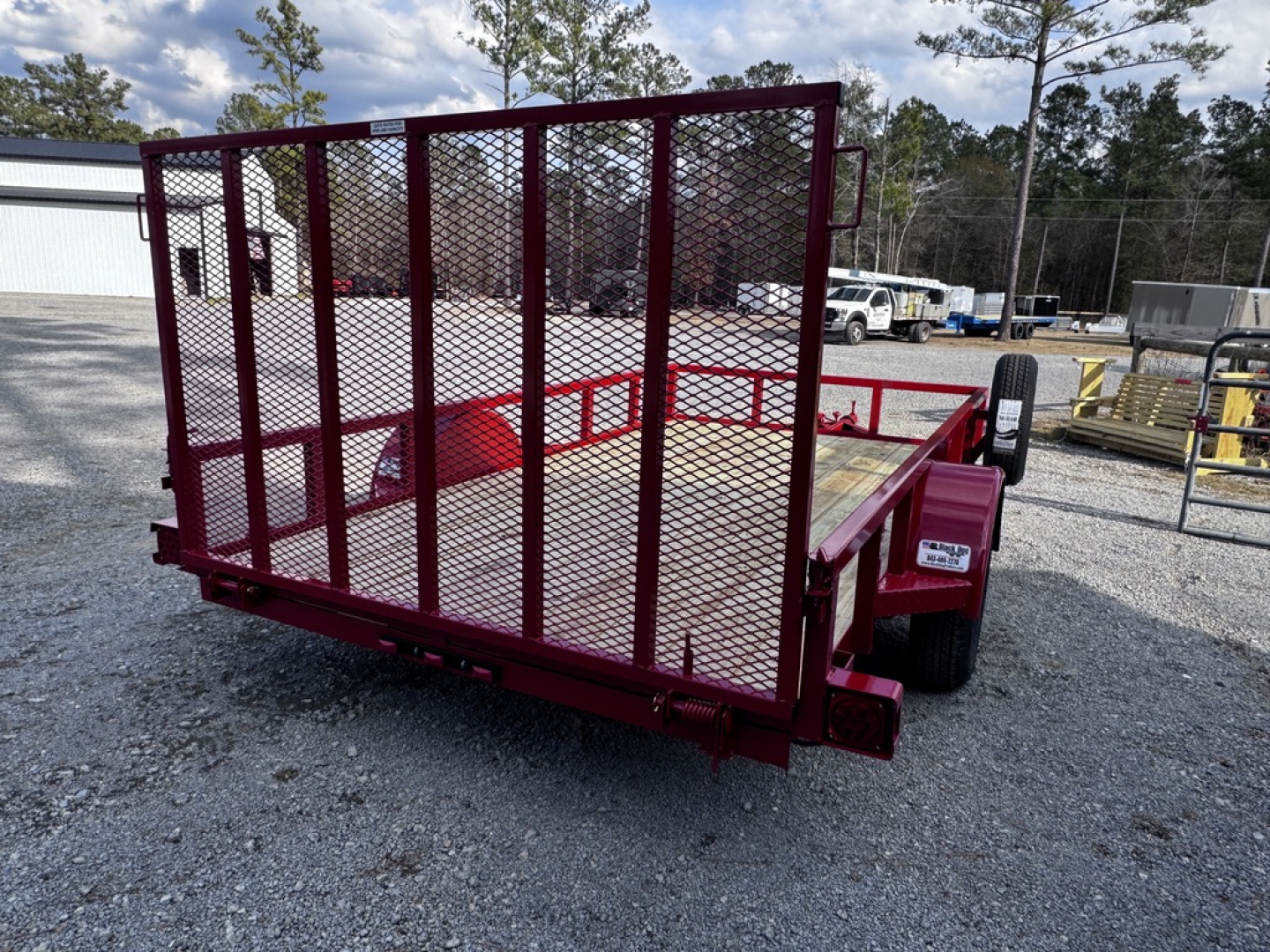 New 2026 Superior Manufacturing 6X12 ELITE L-IRON Utility Trailer