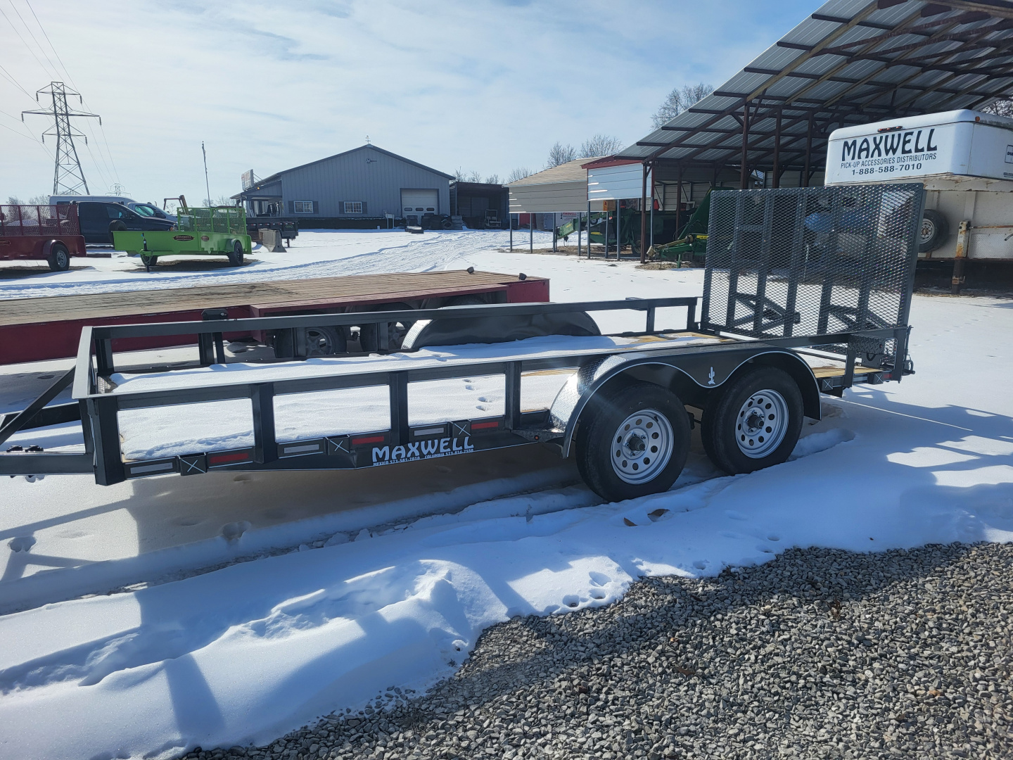 New 2026 Maxwell Wrap Tounge Utility Trailer