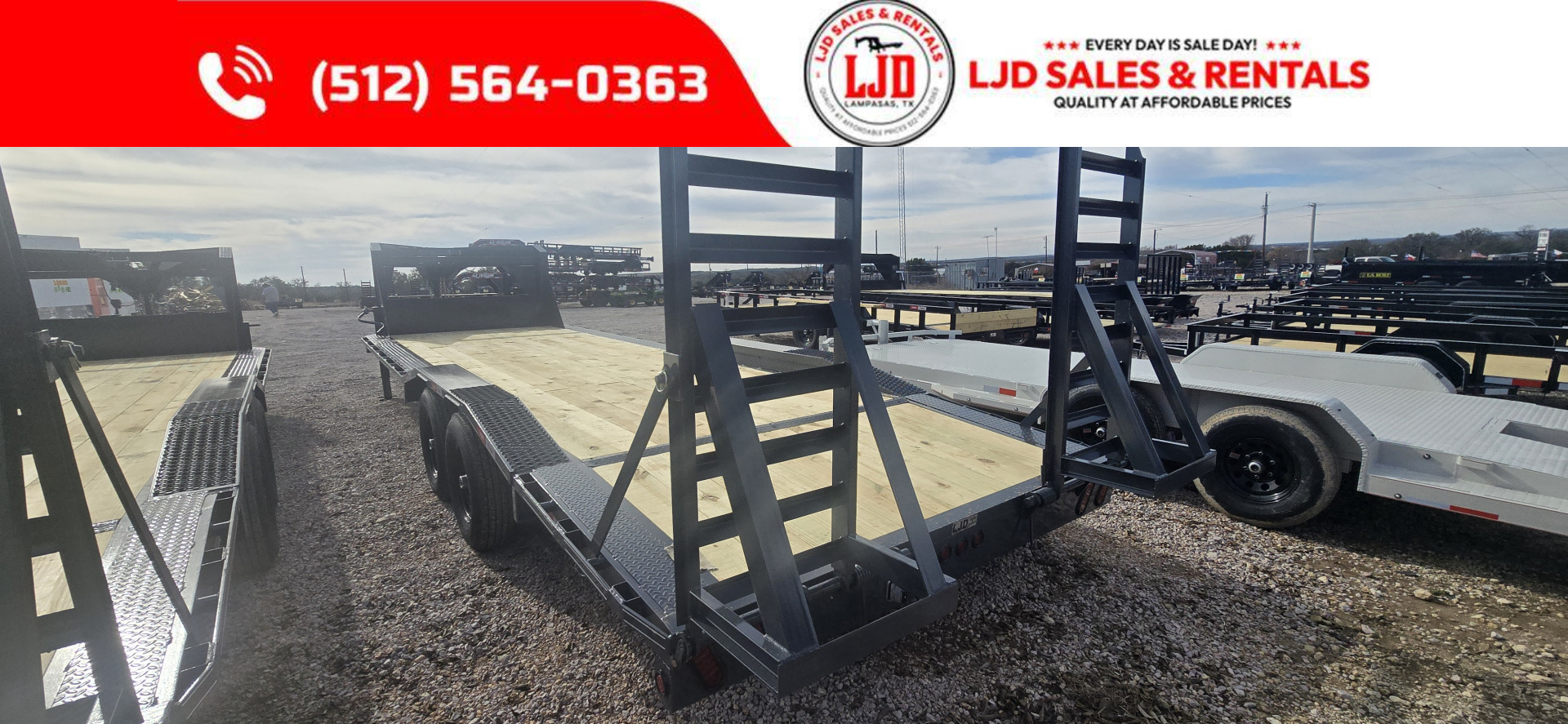 New 2026 Tiger - Gooseneck Drive Over Fender Trailer 102" X 26'