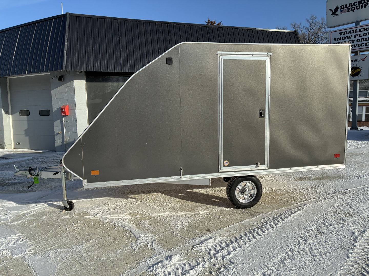 New 2026 SnoPro 101X12 (8.5x12) Enclosed Snowmobile Trailer