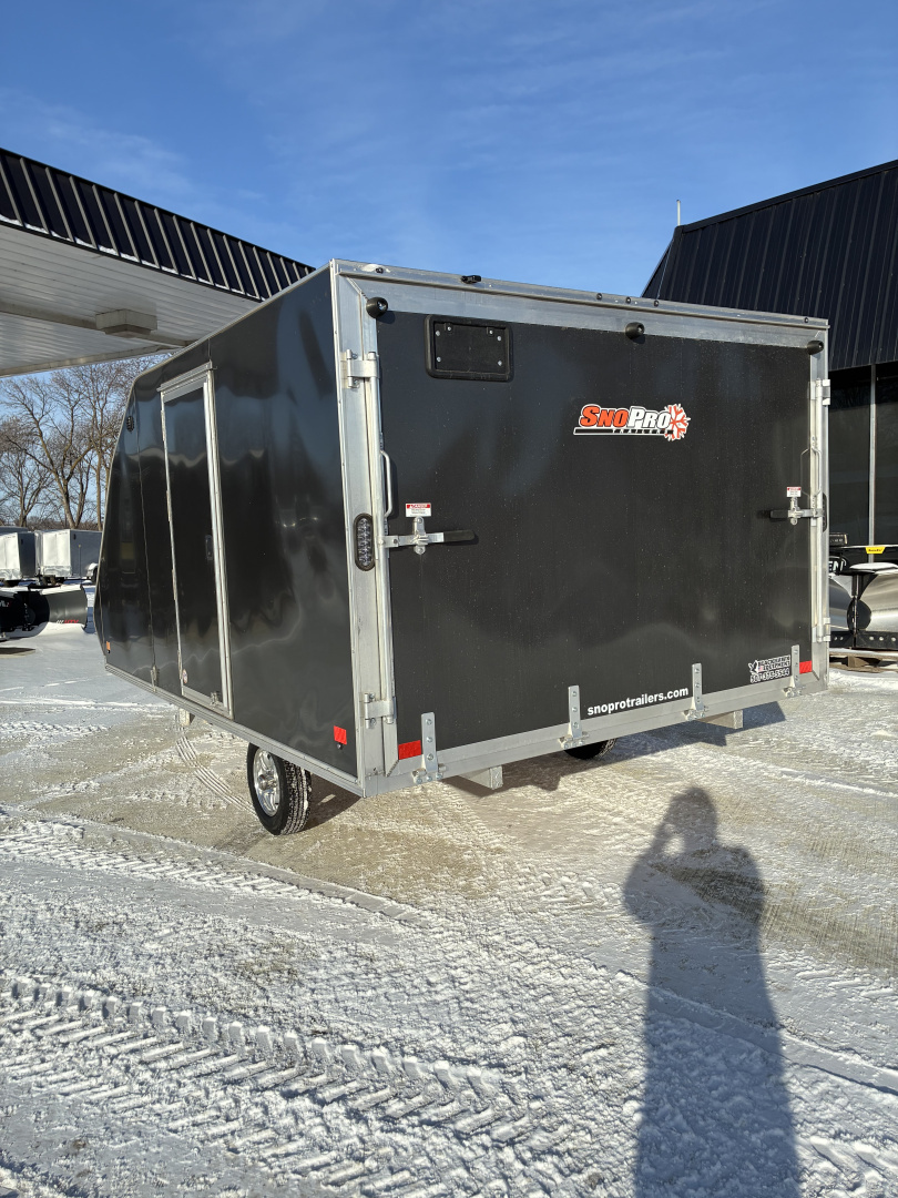 New 2026 SnoPro 101X12 (8.5x12) Enclosed Snowmobile Trailer