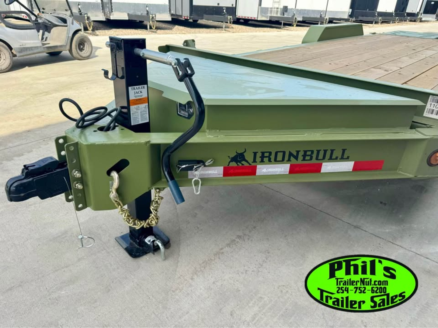 New IRON BULL NEW 20' EQUIPMENT TRAILER OPEN TRAILER UTILITY TRAILERS MEGA RAMP Equipment Trailer