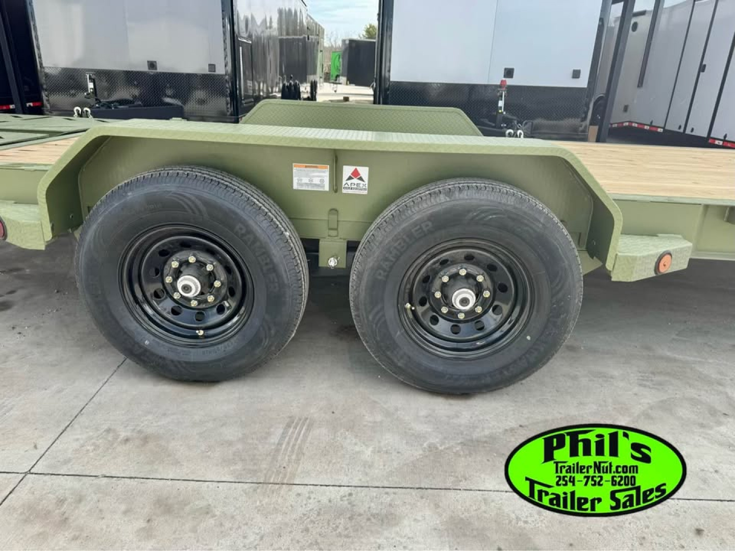 New IRON BULL NEW 20' EQUIPMENT TRAILER OPEN TRAILER UTILITY TRAILERS MEGA RAMP Equipment Trailer