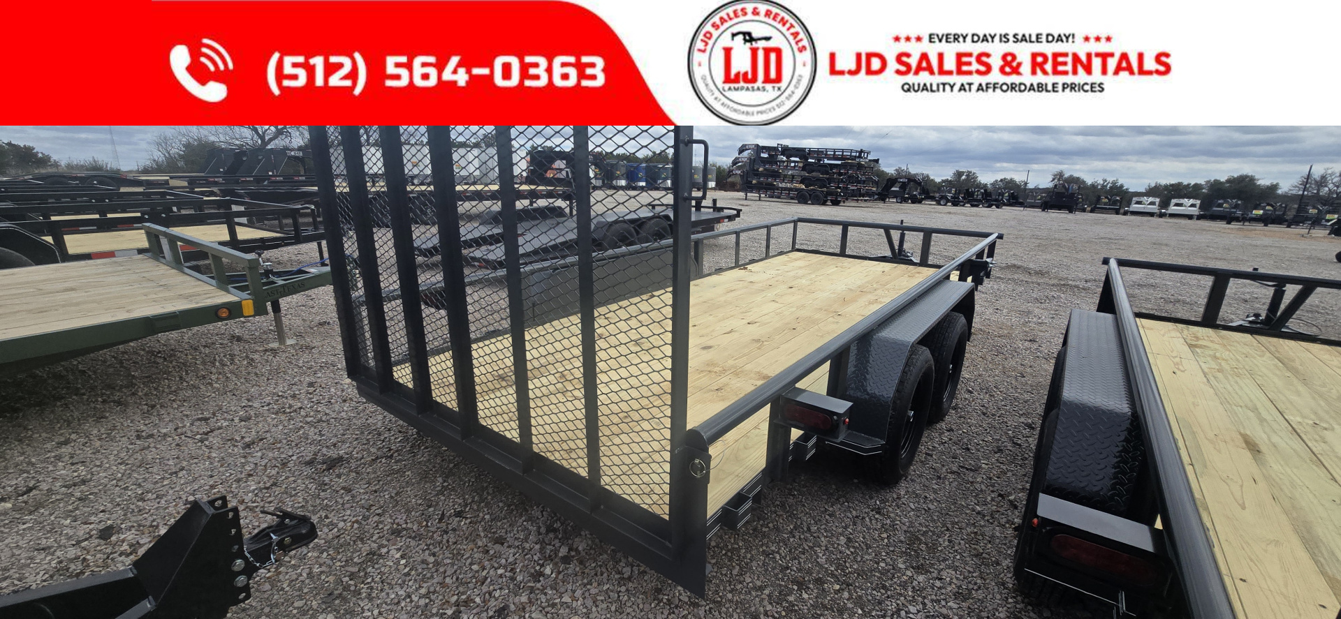 New 2026 Tiger Trailers - Utility Trailer 77" x 16' Utility Trailer