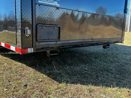 New 2026 Luxe 8.5x32 Car Hauler- 7000LB Triple Torsion Axle- Black Poly-Blackout- Enclosed Car Hauler