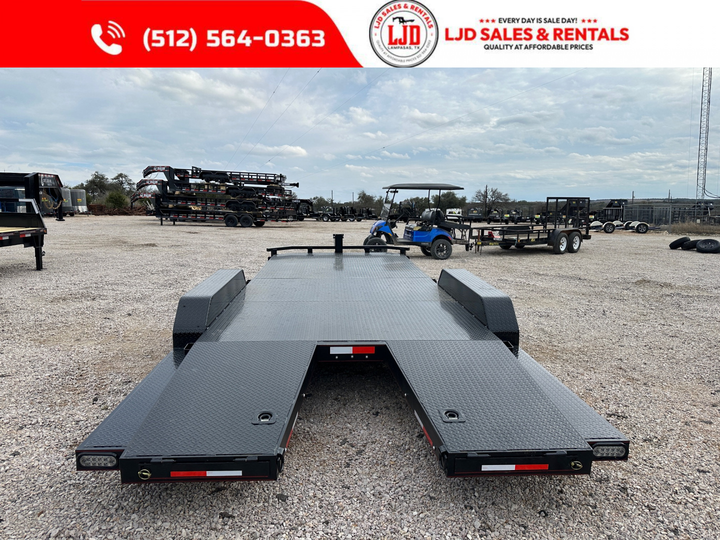 New 2026 Lion 83 x 20 Car Hauler - 12K GVWR - Split Dovetail