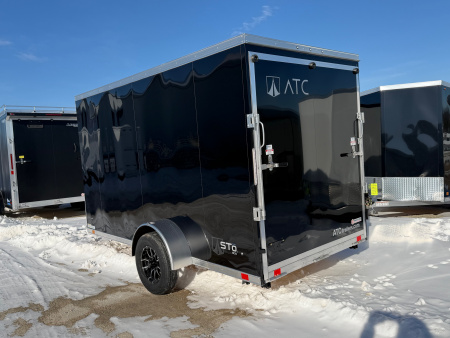 New NEW 2026 ATC 6x12 V-Nose "STo300” Aluminum Enclosed Cargo Trailer w/ Ramp
