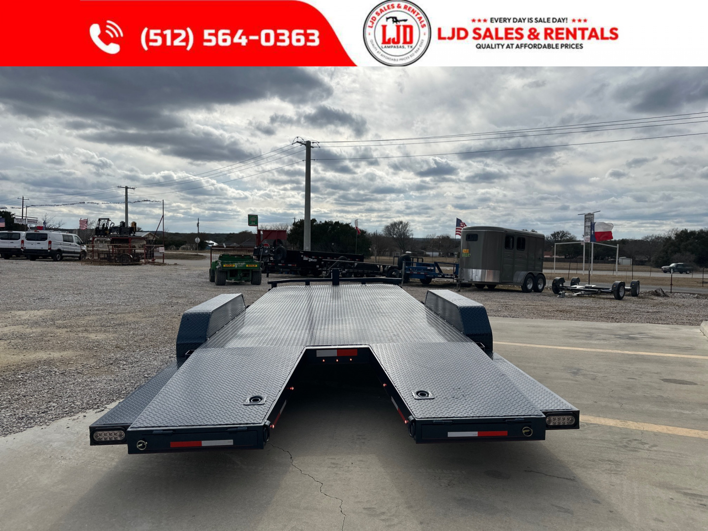 New 2026 Lion 83 x 20 Car Hauler - 12K GVWR - Split Dovetail