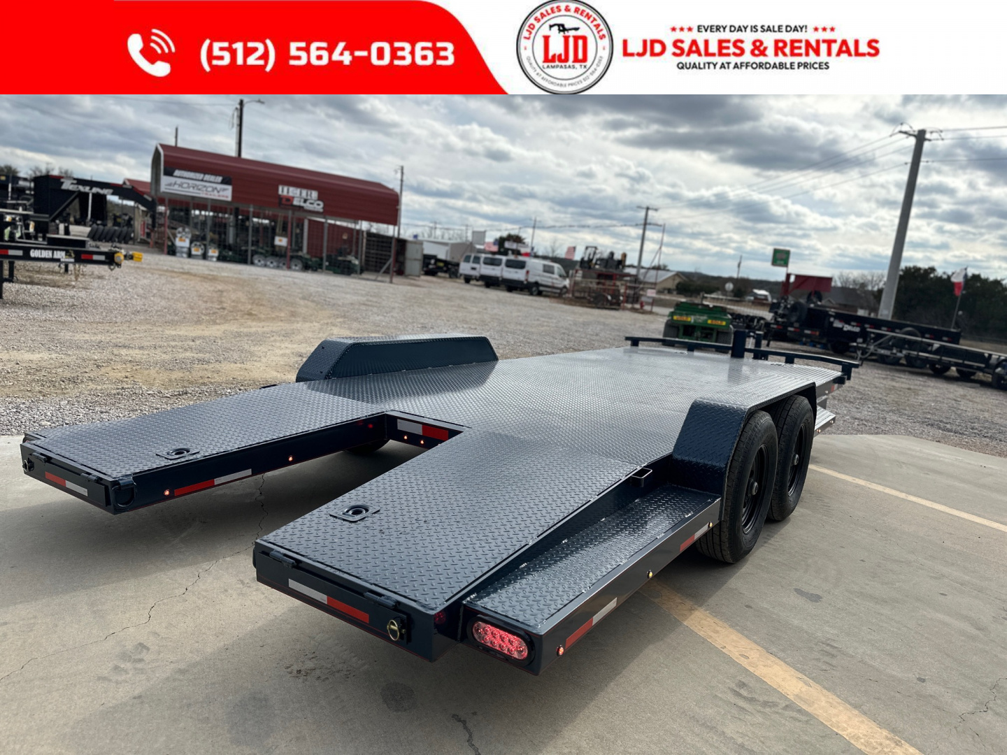 New 2026 Lion 83 x 20 Car Hauler - 12K GVWR - Split Dovetail