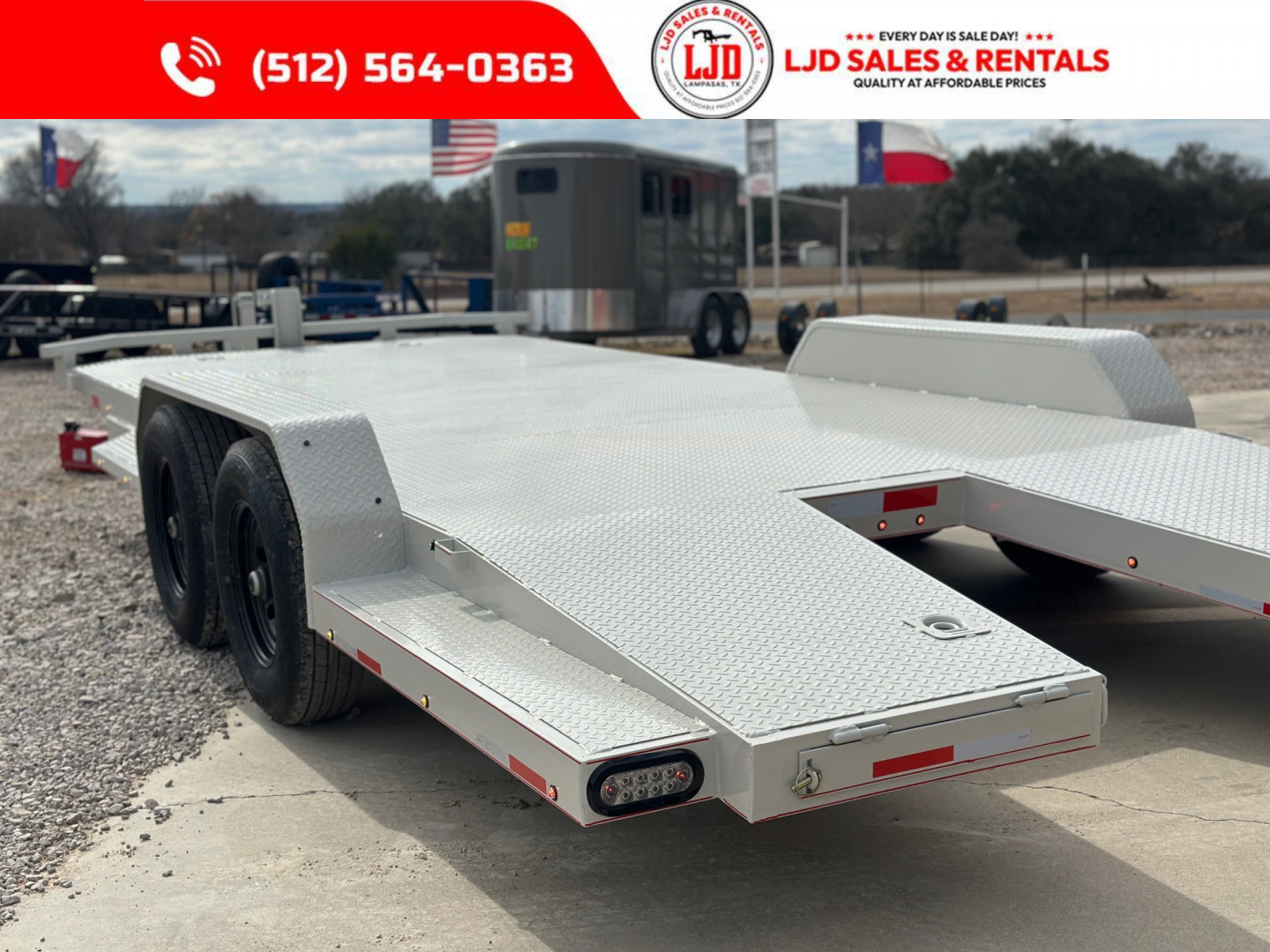 New 2026 Lion 83 x 20 Car Hauler - 12K GVWR - Split Dovetail