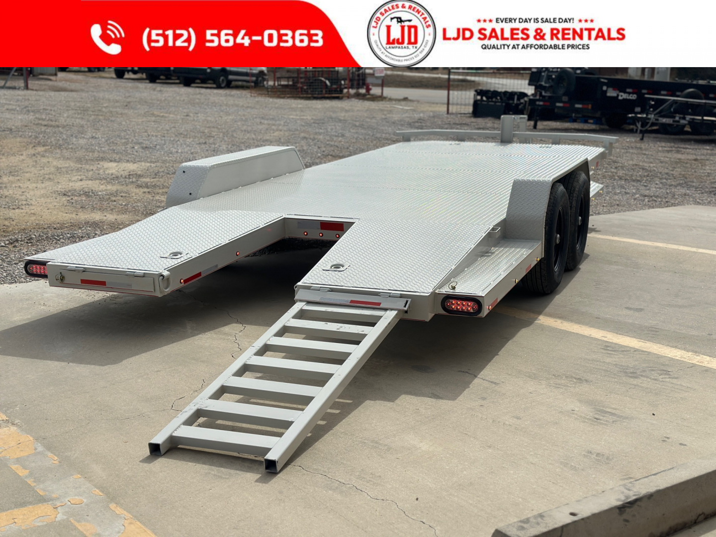 New 2026 Lion 83 x 20 Car Hauler - 12K GVWR - Split Dovetail