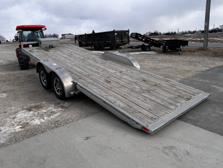 Used 2017 H&H Trailers 83"X20' ALUMINUM TILT CAR HAULER Car / Racing Trailer