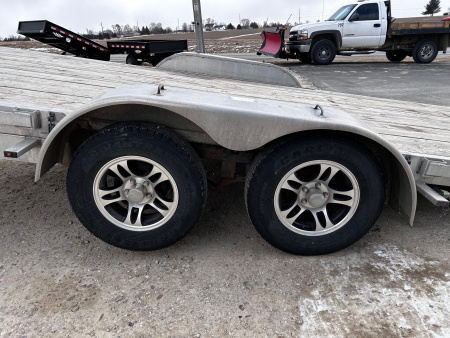 Used 2017 H&H Trailers 83"X20' ALUMINUM TILT CAR HAULER Car / Racing Trailer