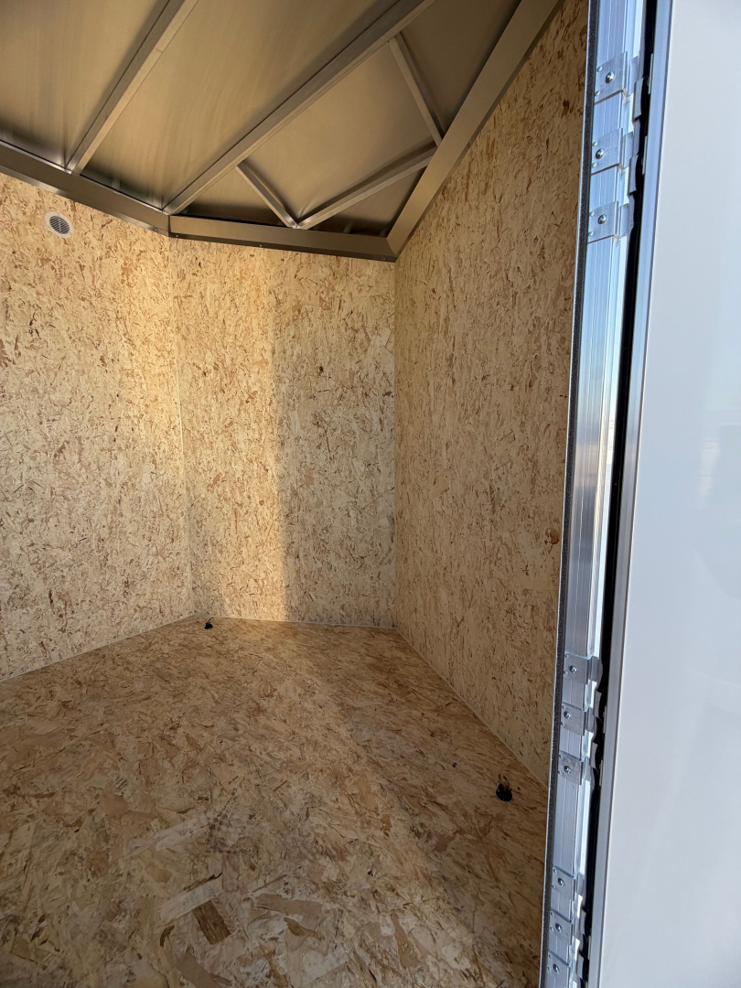 New 2026 ATC 7x16 + 2' V Nose Sto400 All Aluminum Cargo Trailer w/ Ramp