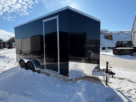 New 2026 ATC 7.5 x 14 (2') V Nose  STo400  All Aluminum Enclosed Cargo Trailer w/ Ramp