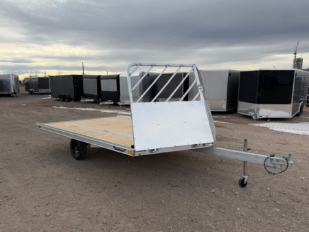 New 2026 Triton Trailers 2 Place Snowmobile Trailer- 12'- Drive on/Off Ramps W/Spare