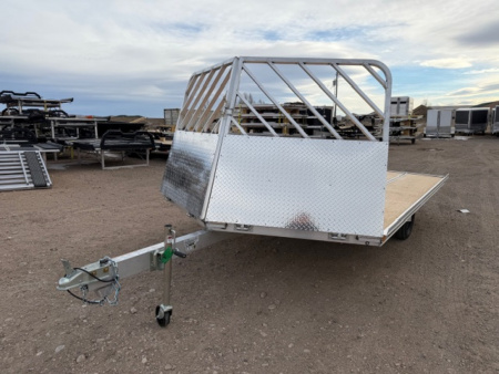 New 2026 Triton Trailers 2 Place Snowmobile Trailer- 12'- Drive on/Off Ramps W/Spare