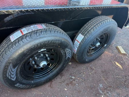 New 2026 Top Hat Trailers 7'X14' Dump Trailer 14000 lb G.V.W. 3' Sides Dump Trailer