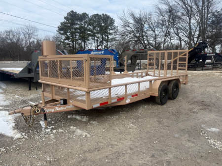 New 2025 Bellwether MFG 18' Tandem Pipe (Landscape) Utility Trailer