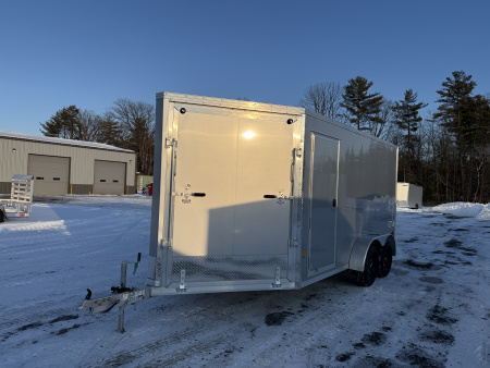 New 2026 ALCOM 7 X 14 STEALTH XLT Snowmobile Trailer