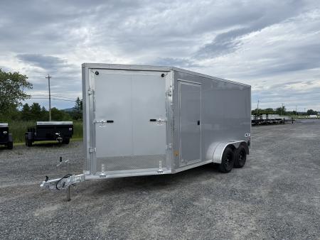New 2026 ALCOM 7 X 14 STEALTH XLT Snowmobile Trailer