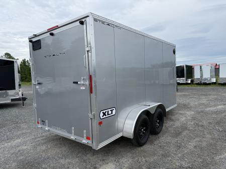 New 2026 ALCOM 7 X 14 STEALTH XLT Snowmobile Trailer