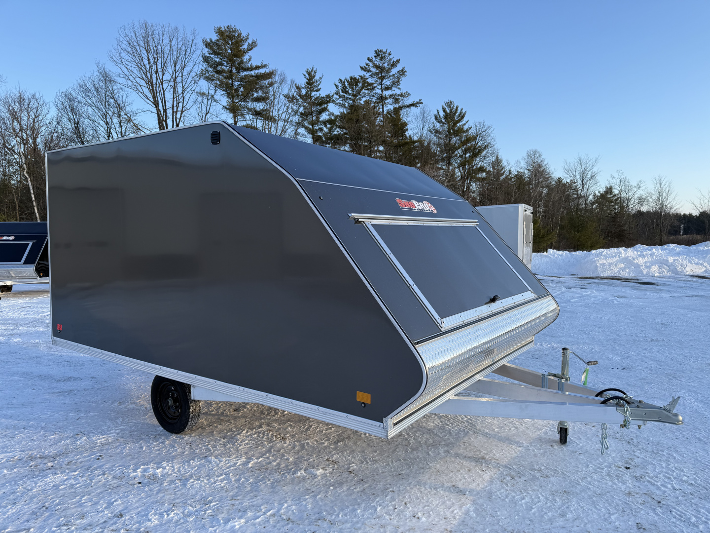 New 2026 ALCOM 101X12 HYBRID Snowmobile Trailer