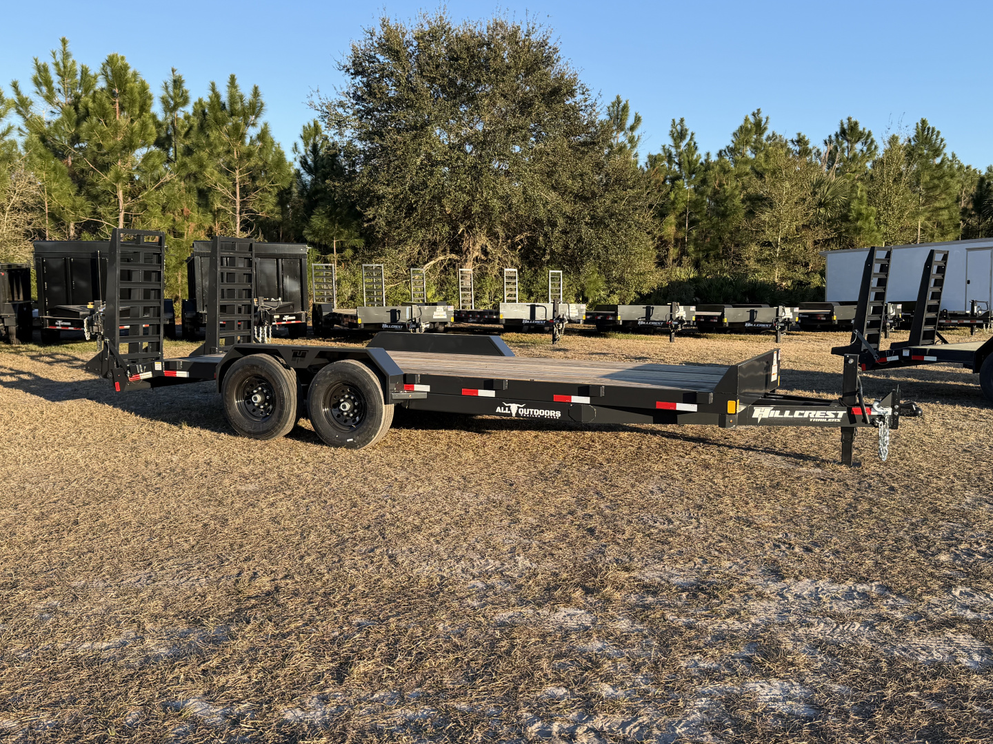 New 2026 Hillcrest Trailers 16K 18+2 Equipment Trailer