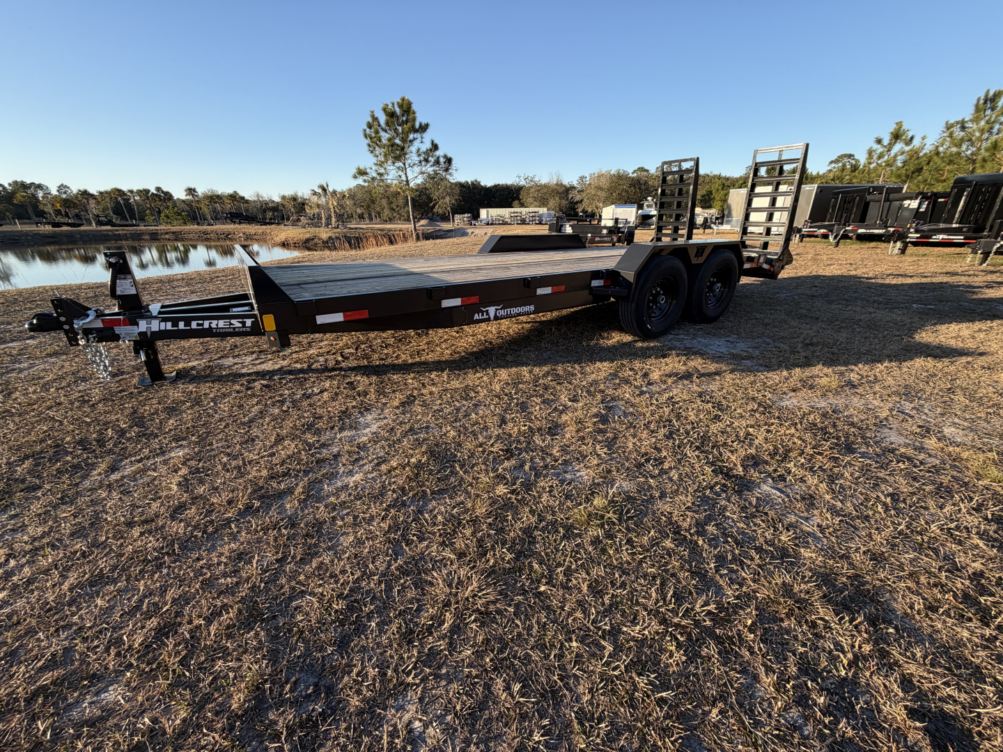 New 2026 Hillcrest Trailers 16K 18+2 Equipment Trailer