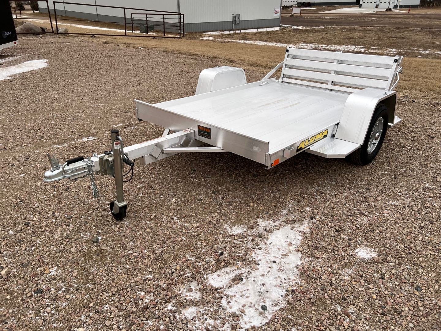 Used 2025 Aluma 8' Used Aluminum Utility 638BT Utility Trailer