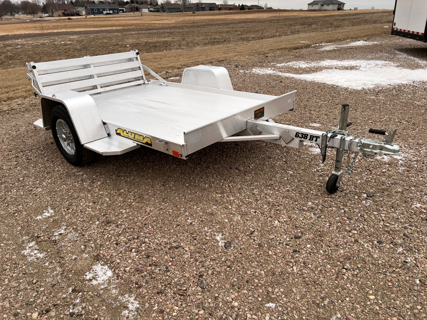 Used 2025 Aluma 8' Used Aluminum Utility 638BT Utility Trailer