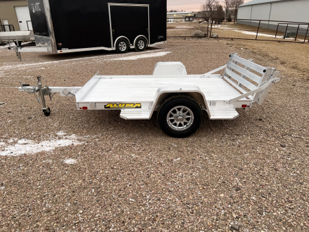 Used 2025 Aluma 8' Used Aluminum Utility 638BT Utility Trailer