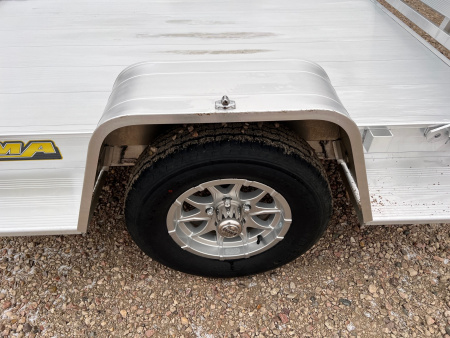 Used 2025 Aluma 8' Used Aluminum Utility 638BT Utility Trailer