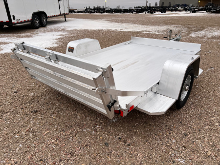 Used 2025 Aluma 8' Used Aluminum Utility 638BT Utility Trailer