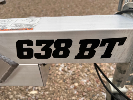 Used 2025 Aluma 8' Used Aluminum Utility 638BT Utility Trailer