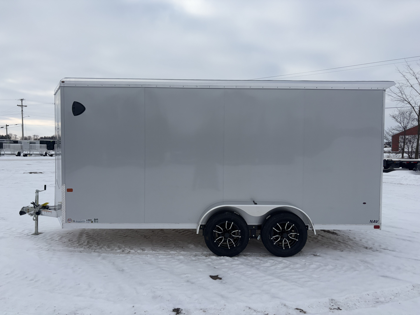 New 2026 NEO TRAILERS NAV167TR6 (7' X 16') 7K V-Nose Cargo / Enclosed Trailer