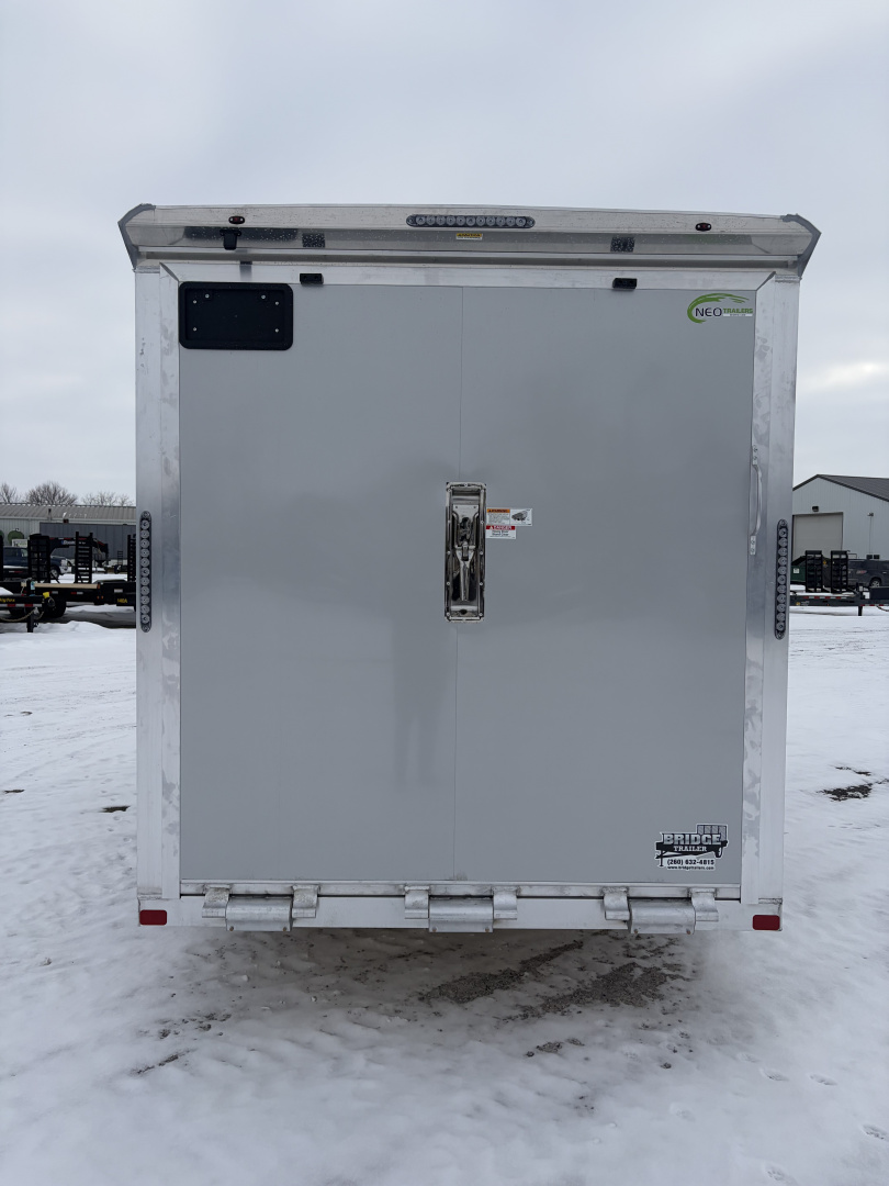 New 2026 NEO TRAILERS NAV167TR6 (7' X 16') 7K V-Nose Cargo / Enclosed Trailer