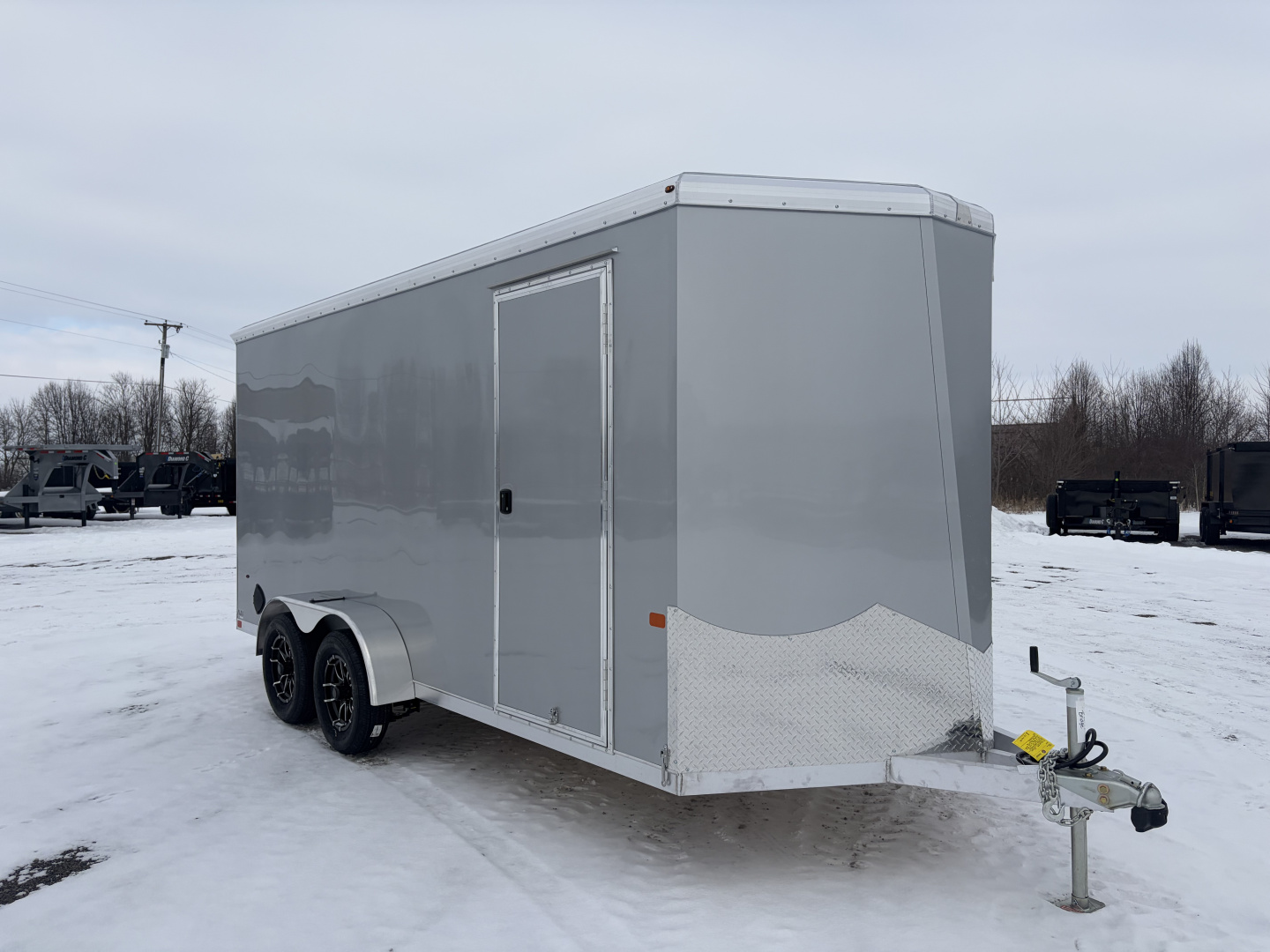 New 2026 NEO TRAILERS NAV167TR6 (7' X 16') 7K V-Nose Cargo / Enclosed Trailer