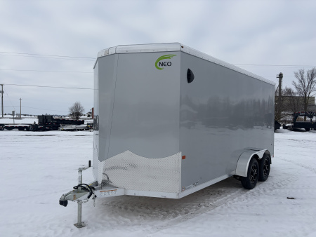 New 2026 NEO TRAILERS NAV167TR6 (7' X 16') 7K V-Nose Cargo / Enclosed Trailer