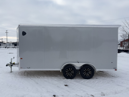 New 2026 NEO TRAILERS NAV167TR6 (7' X 16') 7K V-Nose Cargo / Enclosed Trailer