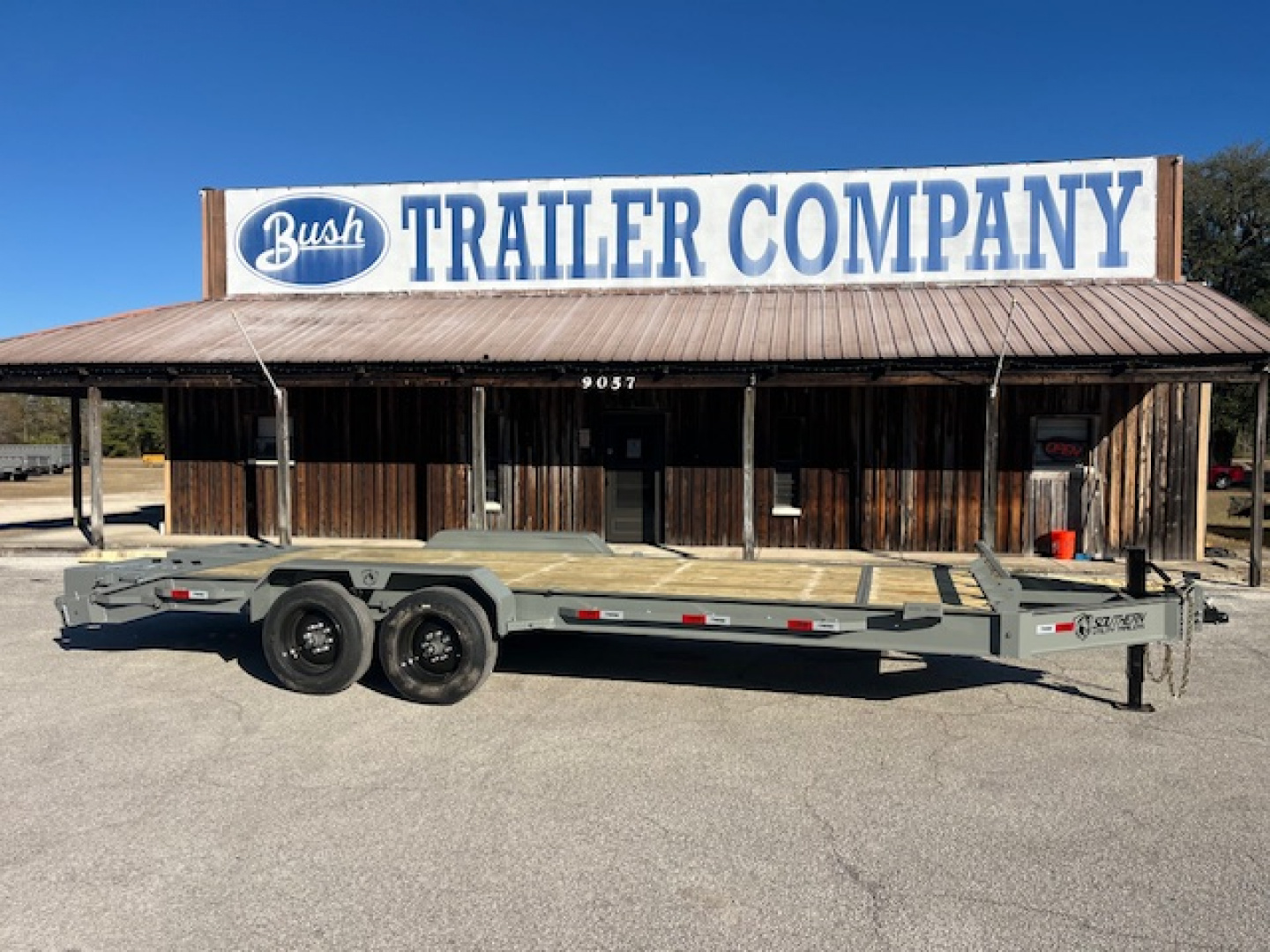 New 2026 Southern Utility 7 X 22 16K EQUIPMENT W/ PONY RAMPS Equipment Trailer