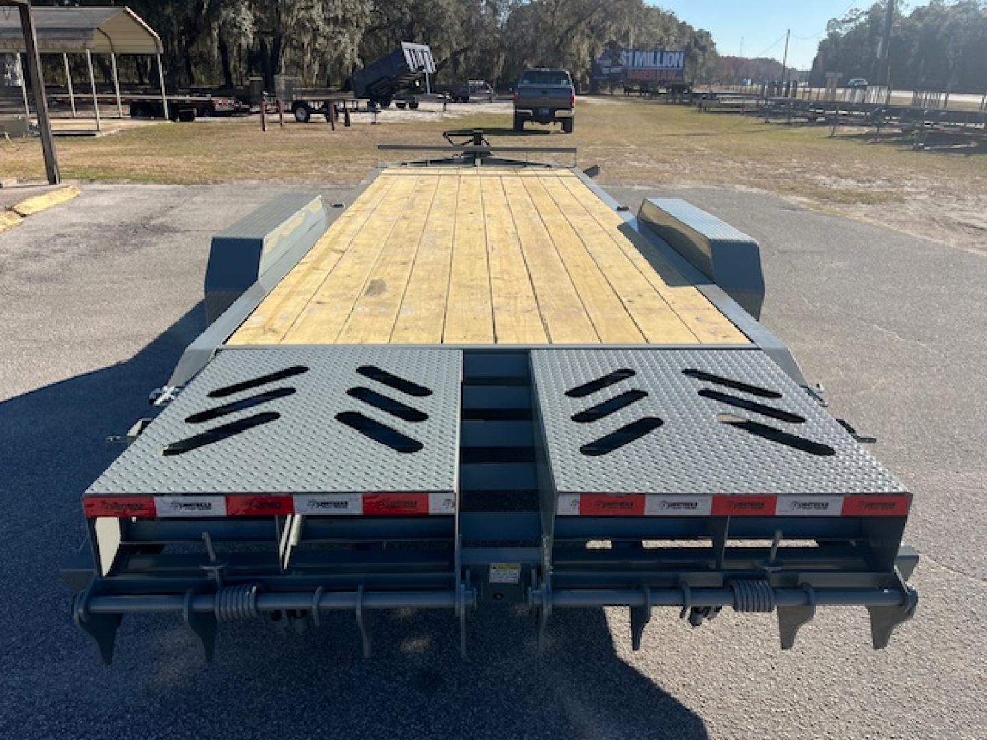 New 2026 Southern Utility 7 X 22 16K EQUIPMENT W/ PONY RAMPS Equipment Trailer