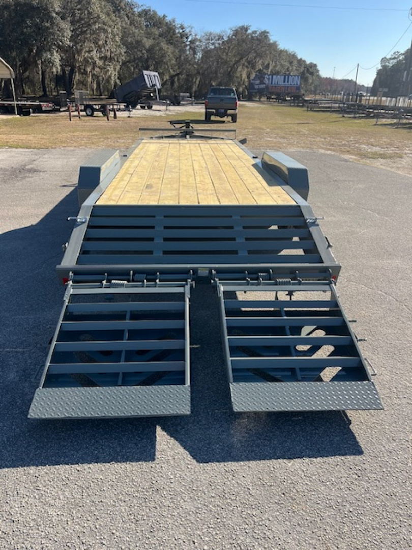 New 2026 Southern Utility 7 X 22 16K EQUIPMENT W/ PONY RAMPS Equipment Trailer