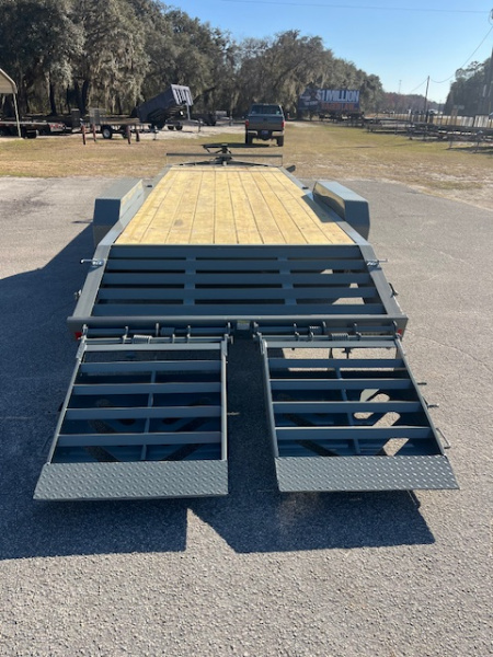 New 2026 Southern Utility 7 X 22 16K EQUIPMENT W/ PONY RAMPS Equipment Trailer