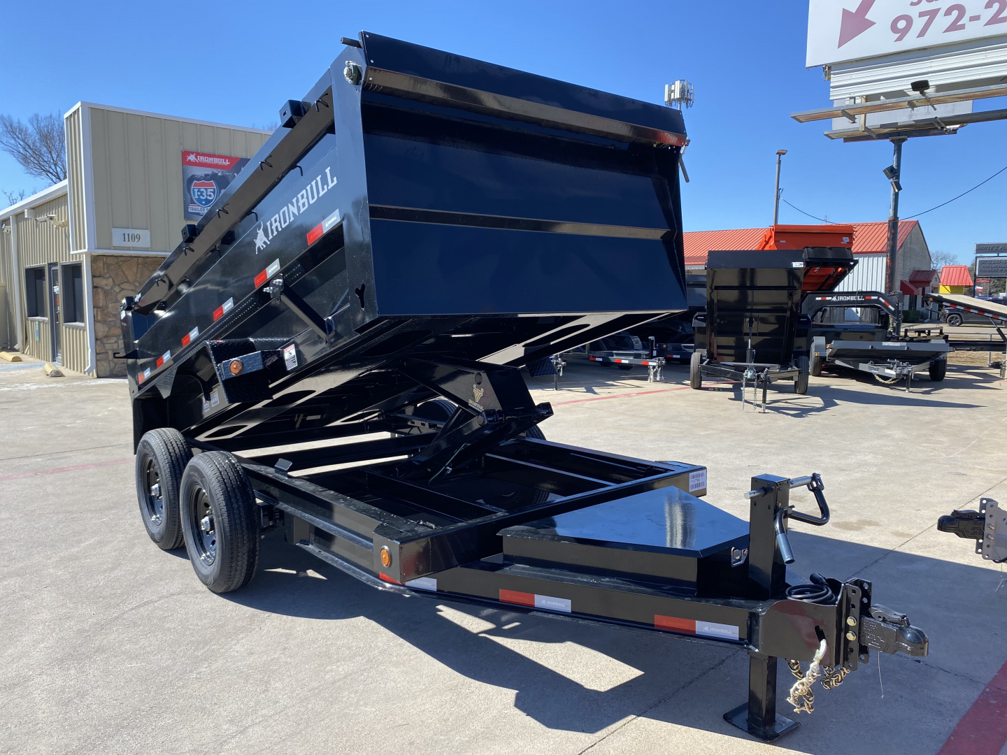 New 2026 Iron Bull DTB 72X12x3 Dump Trailer