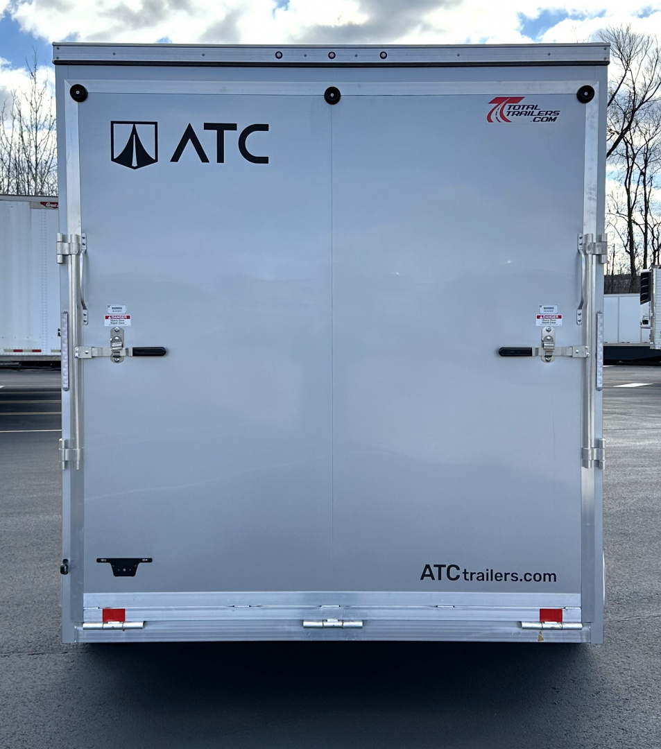 New ATC 7x14 Sto 400 Aluminum Enclosed Cargo Trailer 7' Height, Aluminum Wheels