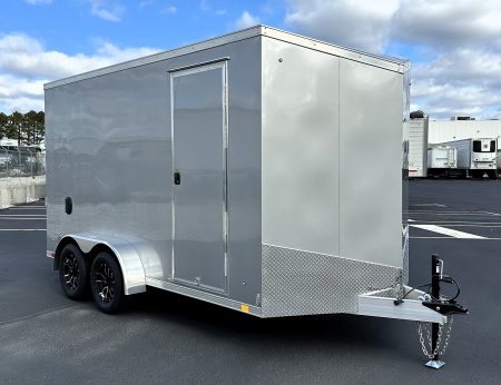 New ATC 7x14 Sto 400 Aluminum Enclosed Cargo Trailer 7' Height, Aluminum Wheels